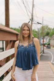 Kayla Tank Dark Denim FP