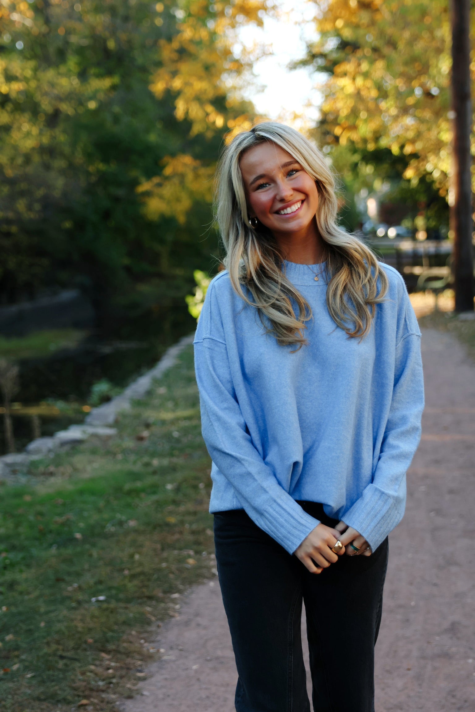 Phoebe Pullover Waterfall Heather