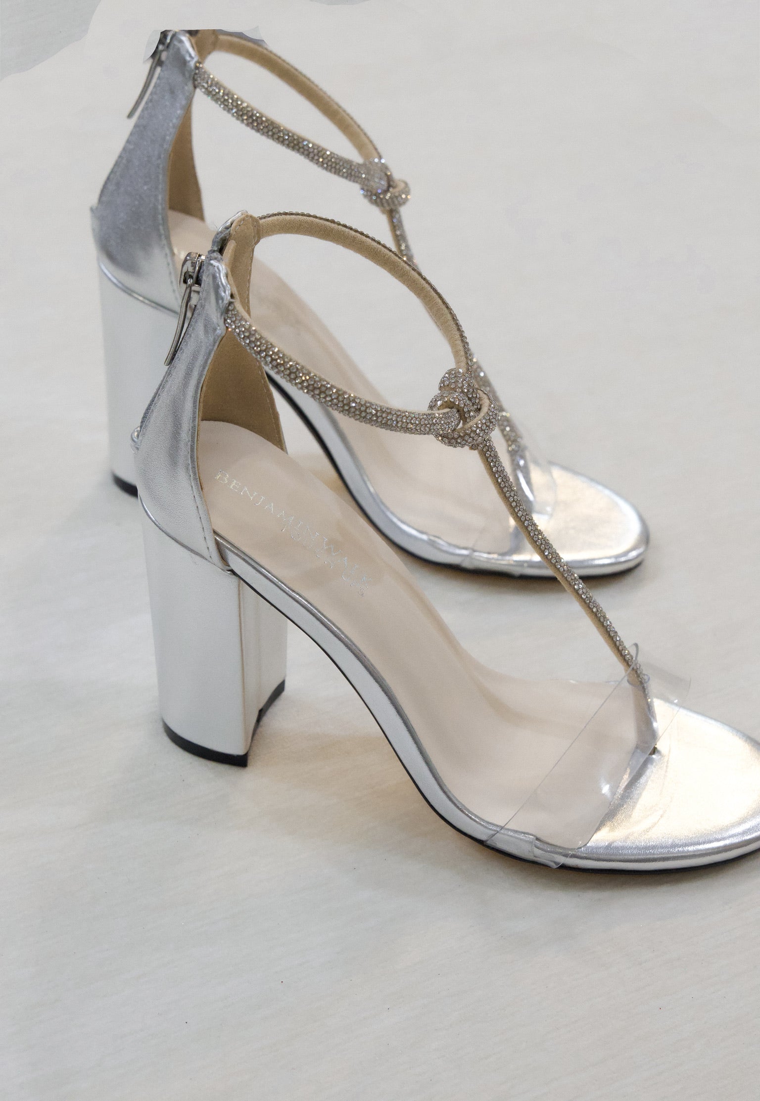 Siena Silver PU Heel