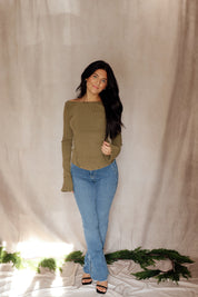 We The Free Soul Sister Layering Top Olive