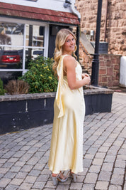 Over You One Shoulder Maxi Yellow