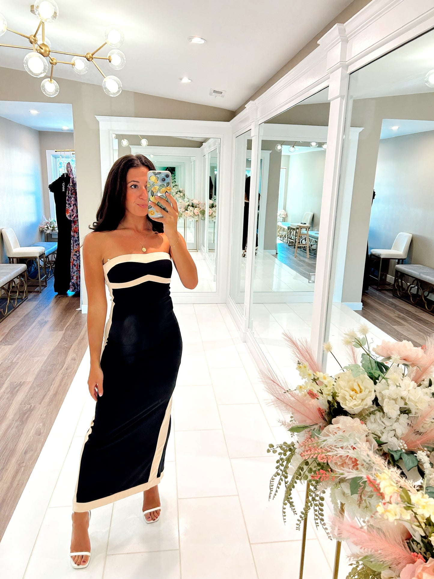 Meredith Strapless Maxi