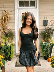 Berta Bubble Dress Black