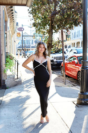 Faye Maxi Black/White