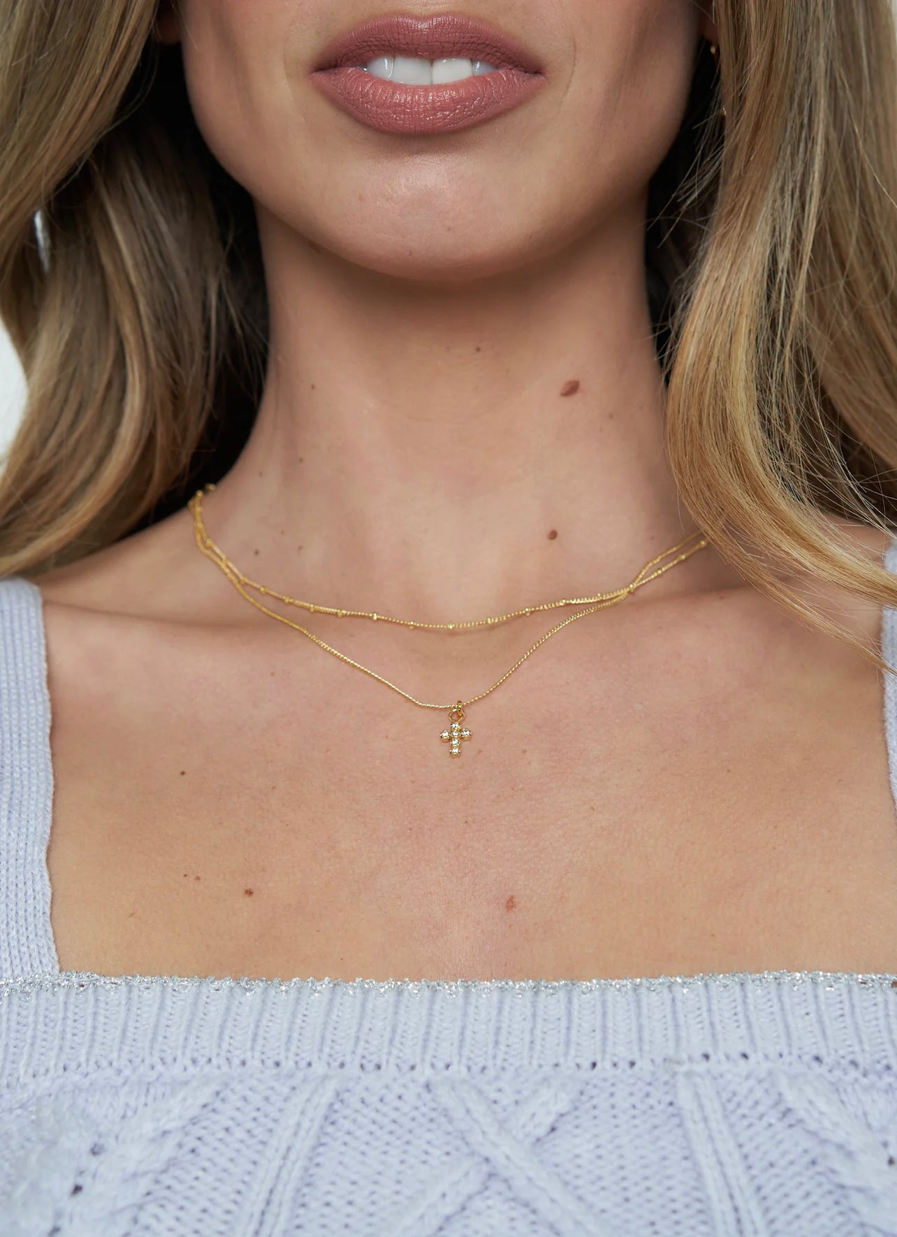 Sparkle Cross Necklace