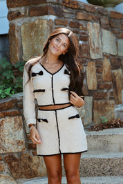 Waldorf Matching Sweater Set Taupe