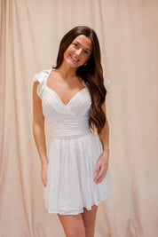 On My Mind Dress White