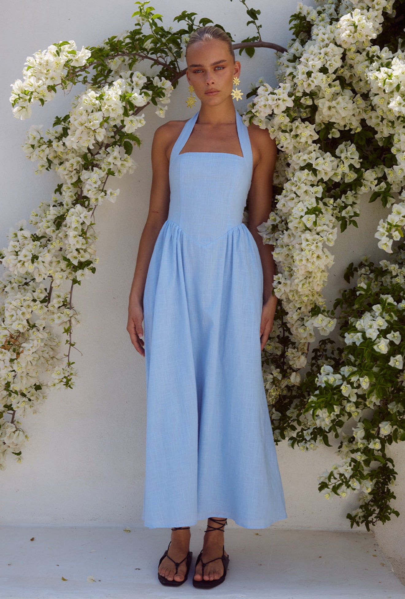 Locklea Midi Dress Ice Blue