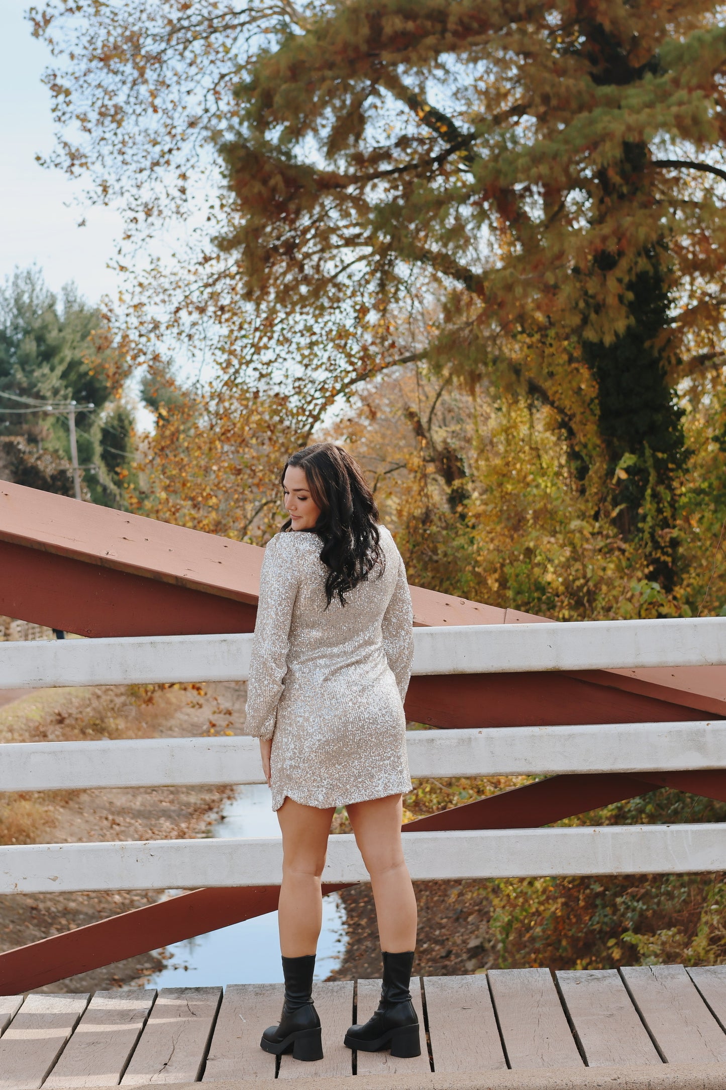 Delorean Dress Silver