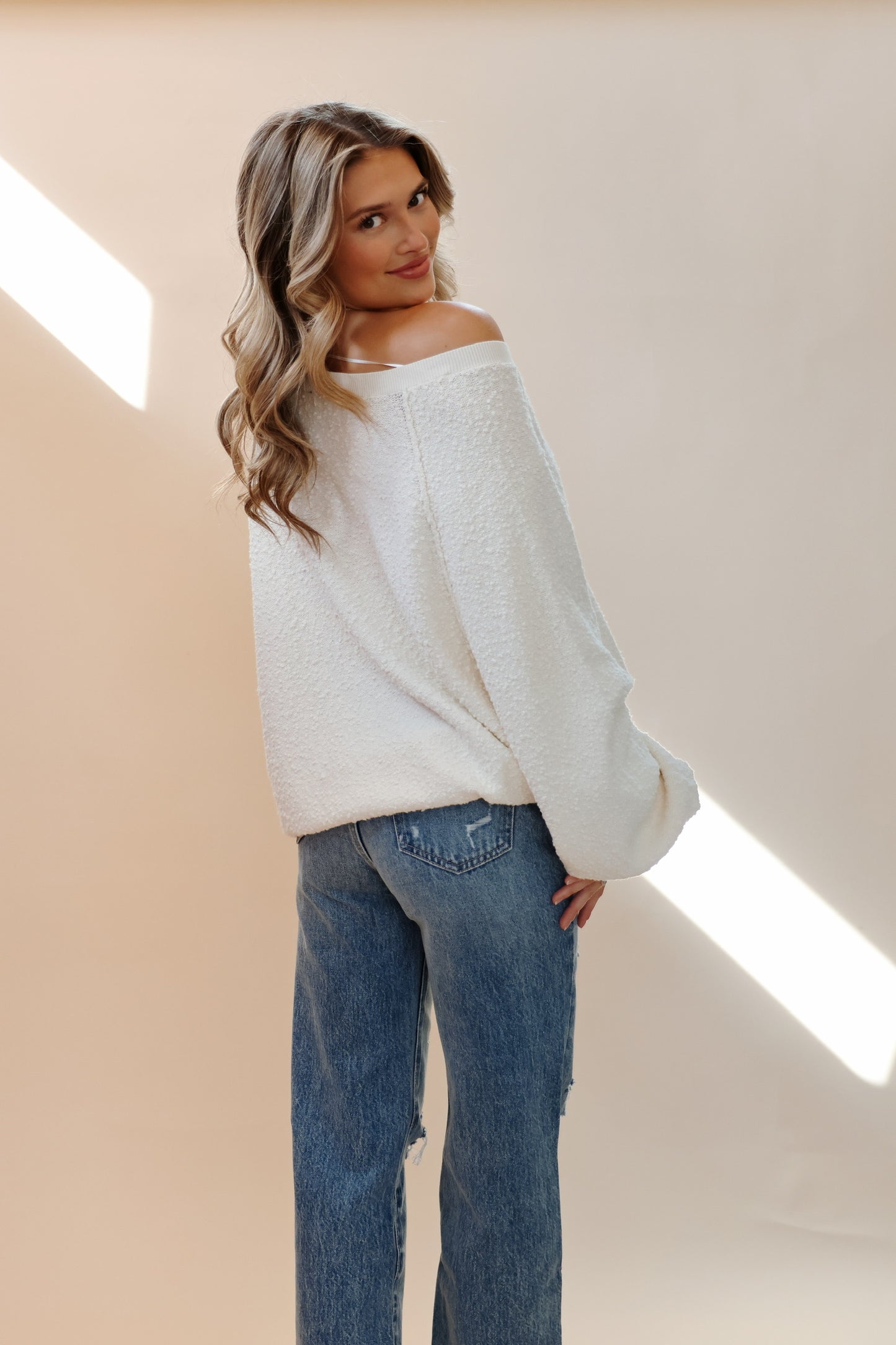 Found My Friend Pullover Cream