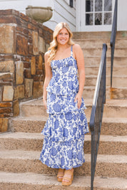 Mamma Mia Maxi Dark Blue Floral