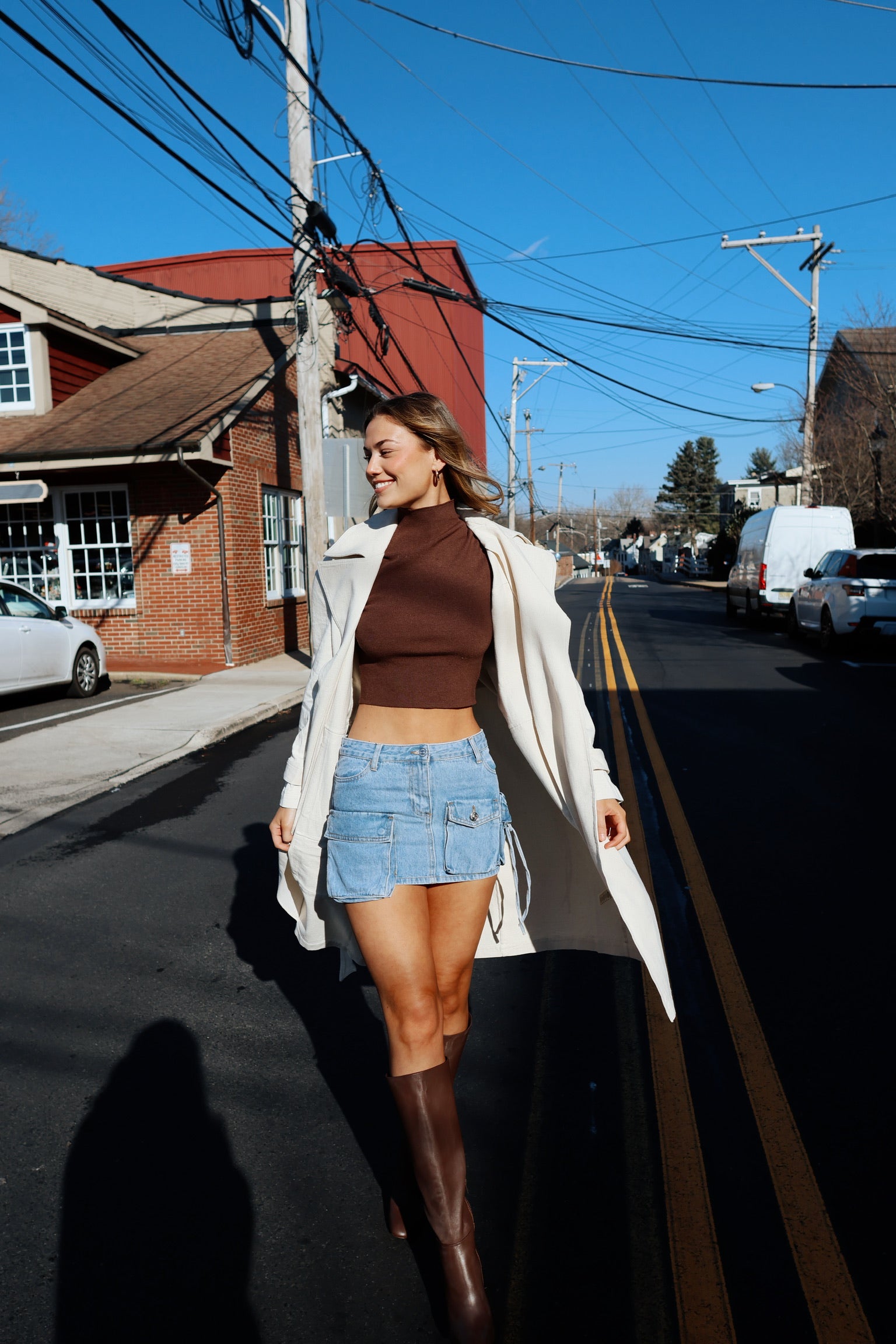 Sunday Trench Coat Steve Madden