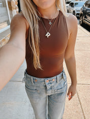 Nico Bodysuit Chestnut