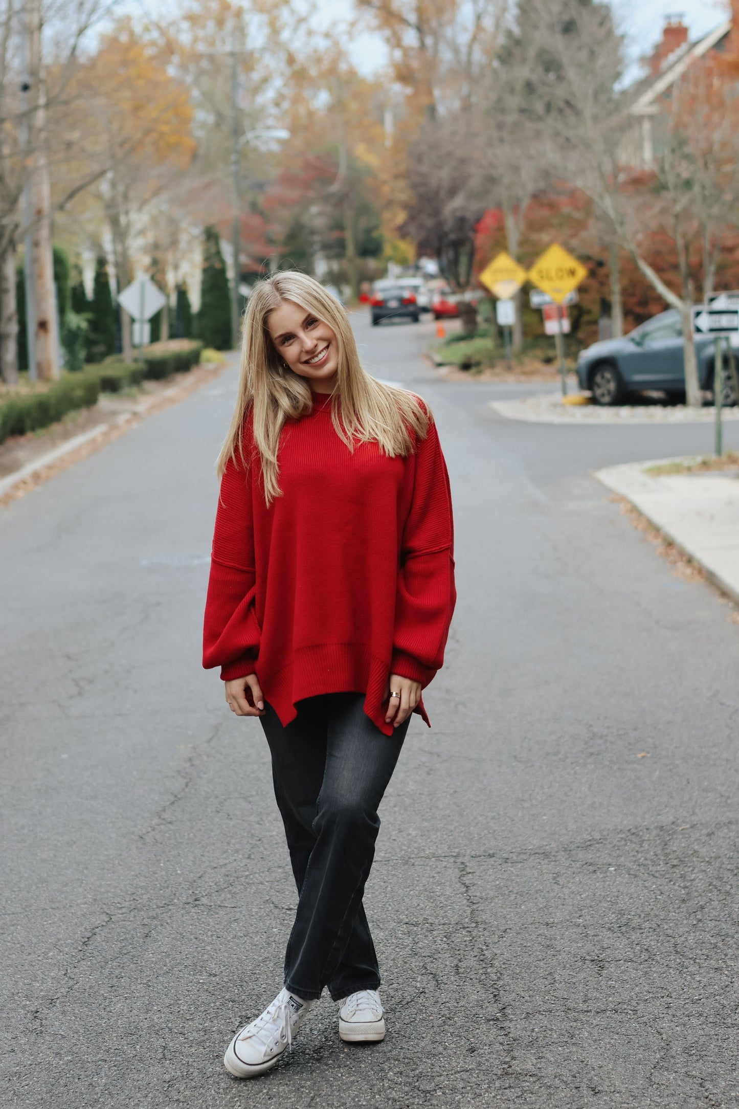 Easy Street Tunic Cherry