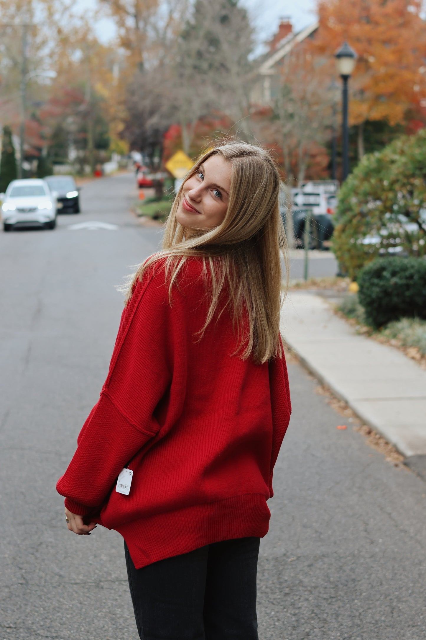 Easy Street Tunic Cherry