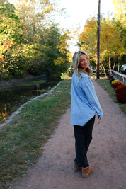Phoebe Pullover Waterfall Heather