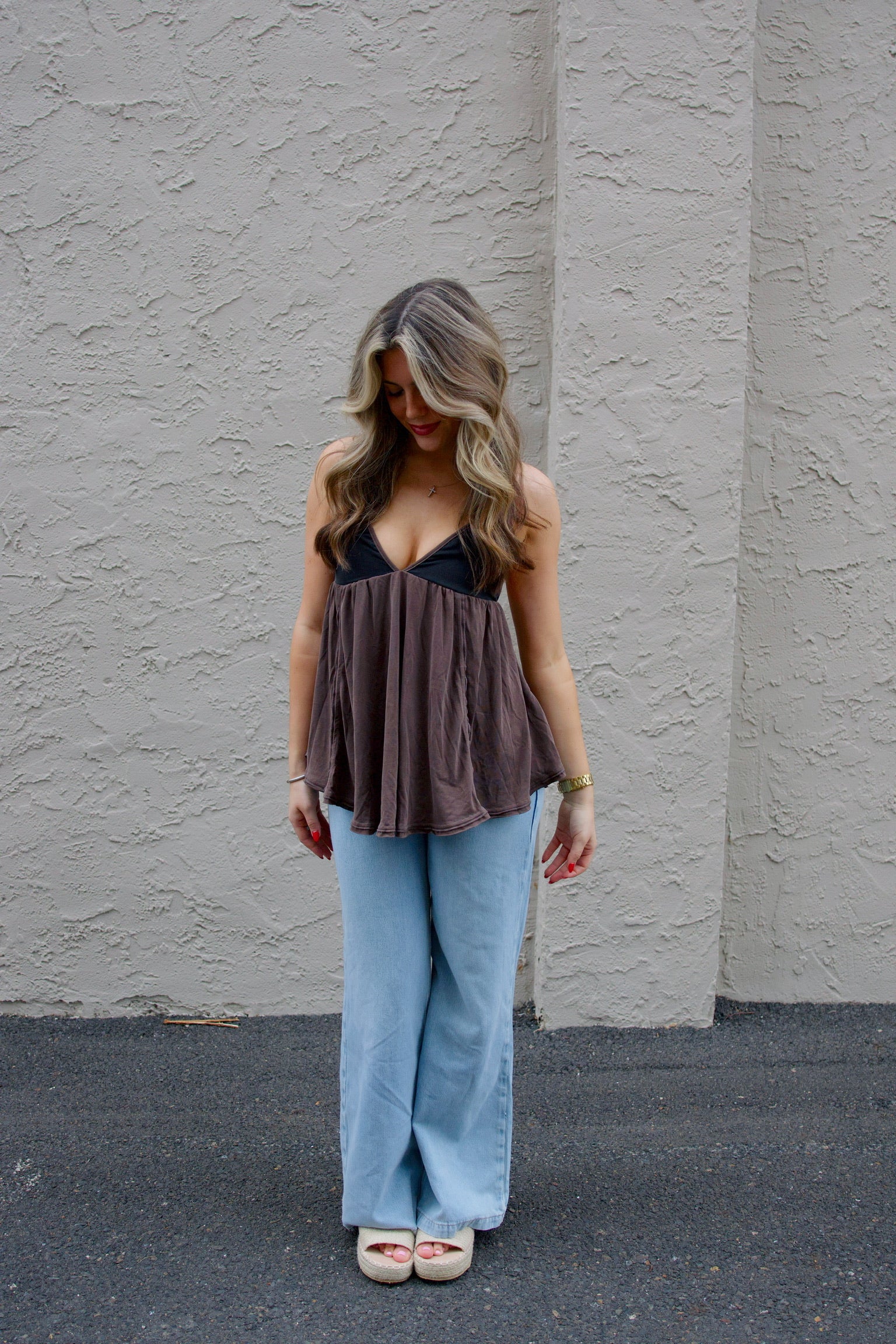 Trixie Tunic Black/Double Espresso FP