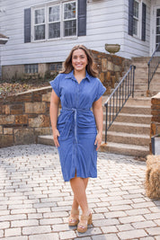 Tori Midi Dress Chambray