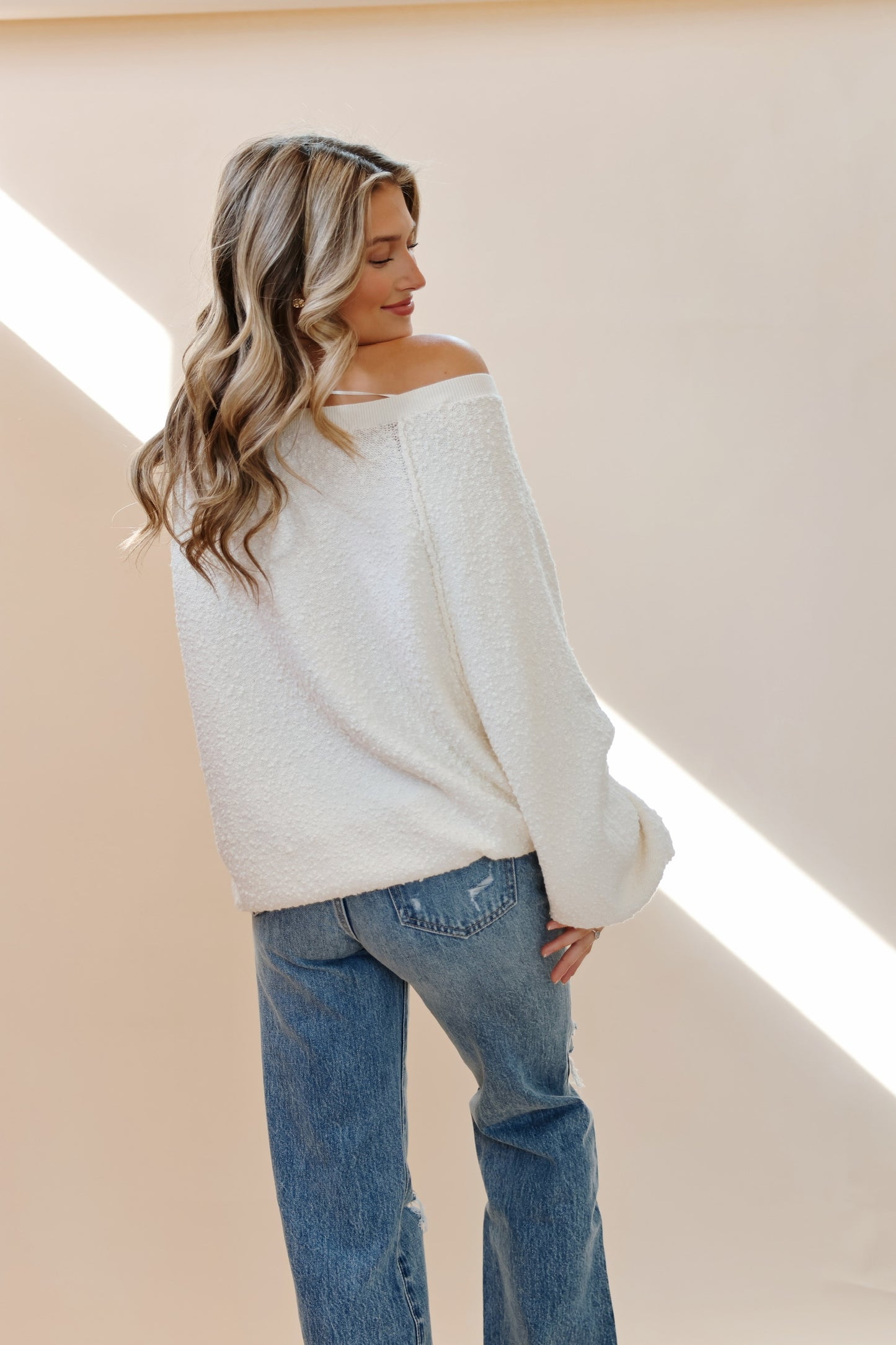 Found My Friend Pullover Cream