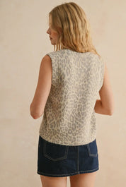 Lexi Leopard Vest
