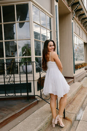 Delia Slip Dress FP White