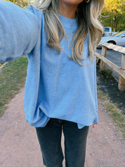 Phoebe Pullover Waterfall Heather