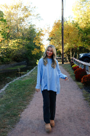 Phoebe Pullover Waterfall Heather