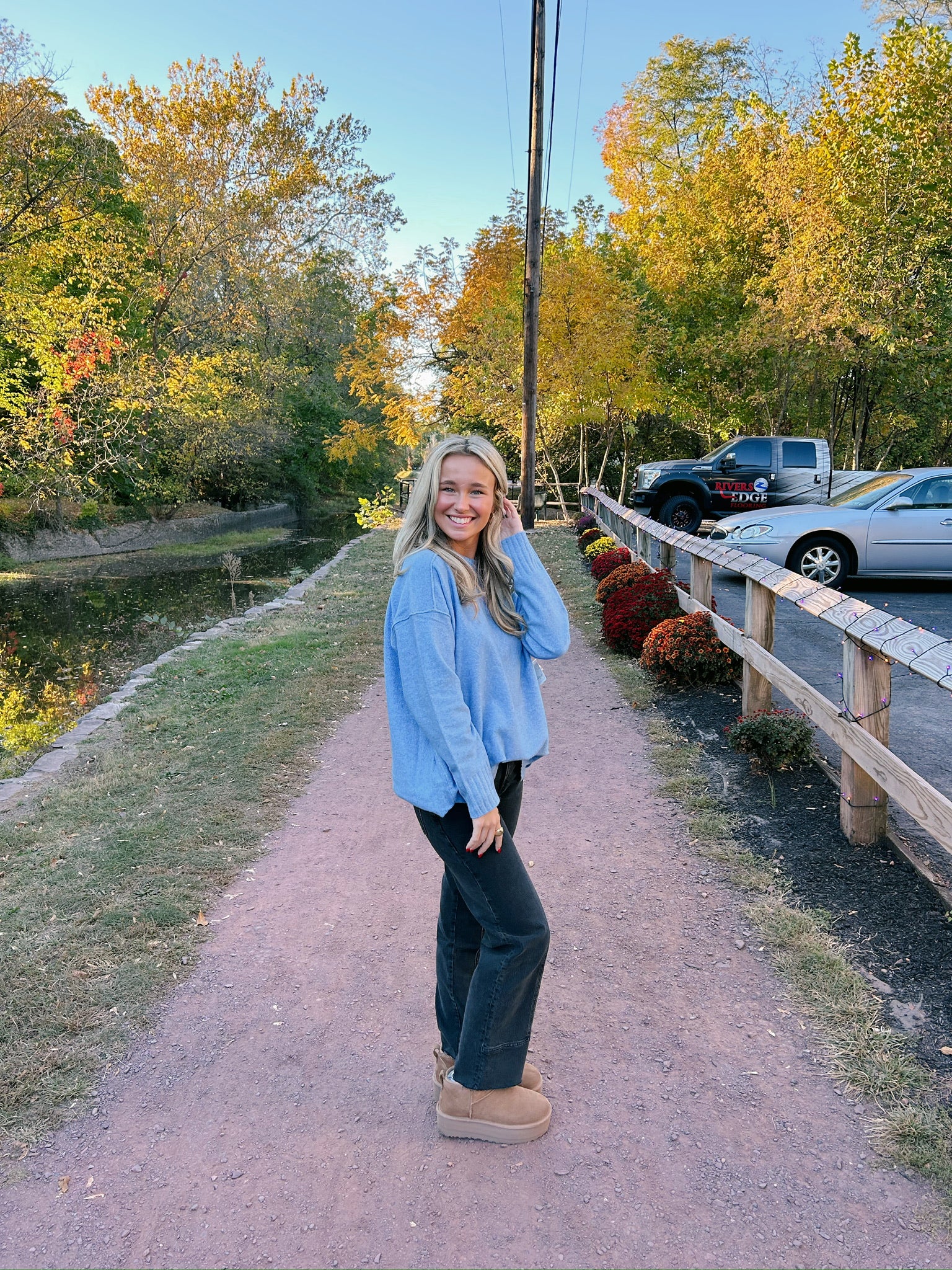 Phoebe Pullover Waterfall Heather