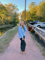 Phoebe Pullover Waterfall Heather