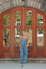 Zara Denim Jumpsuit