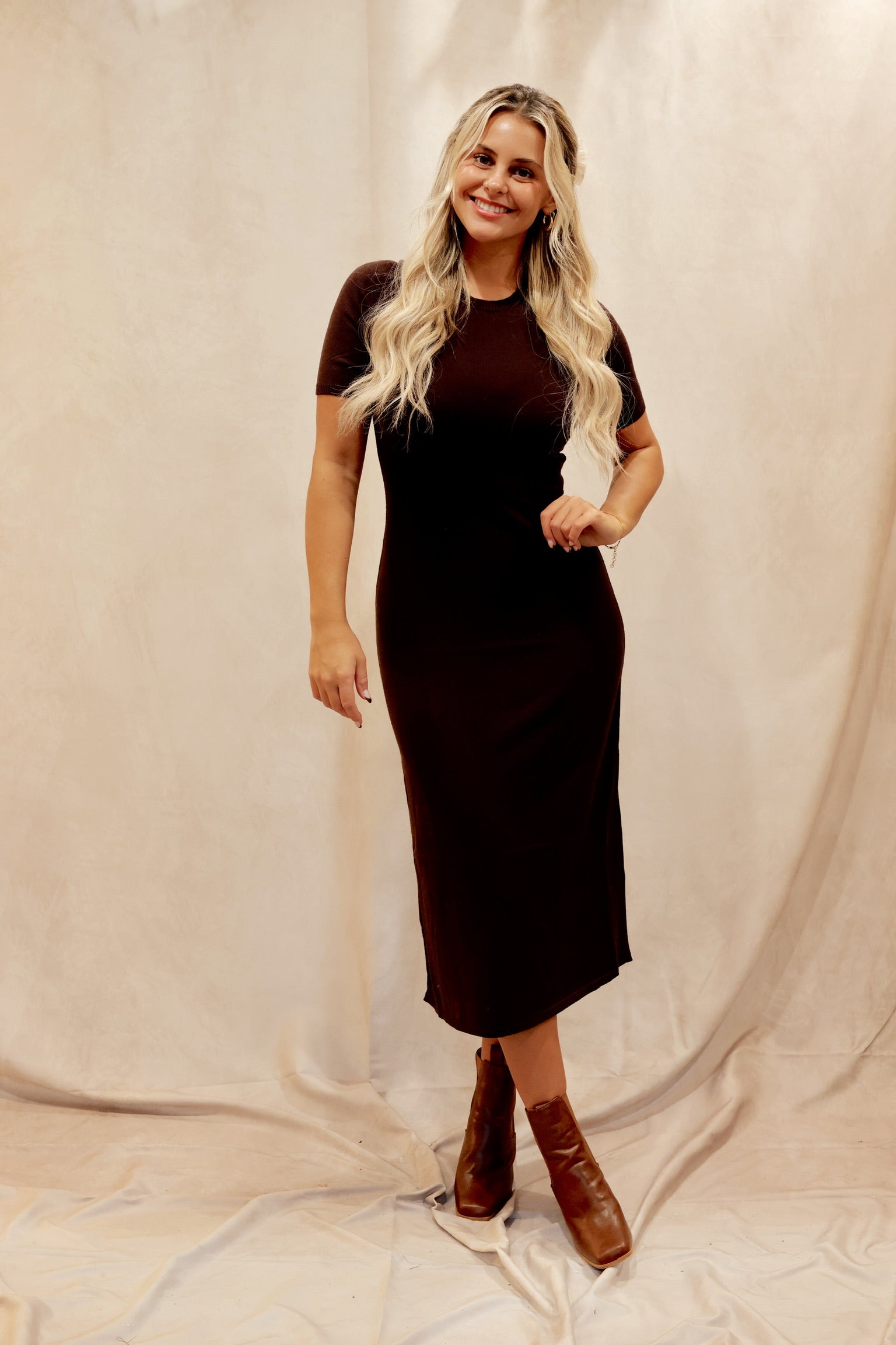 Francis Dress Chestnut