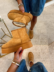Keystone Platform Winter Boots Chestnut