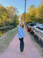 Phoebe Pullover Waterfall Heather