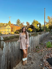 Cinnamon Sugar Mini Dress