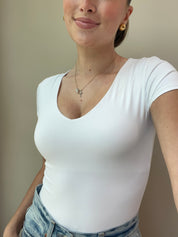 Erica Bodysuit White