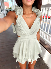 Ready for Rush Romper Sage