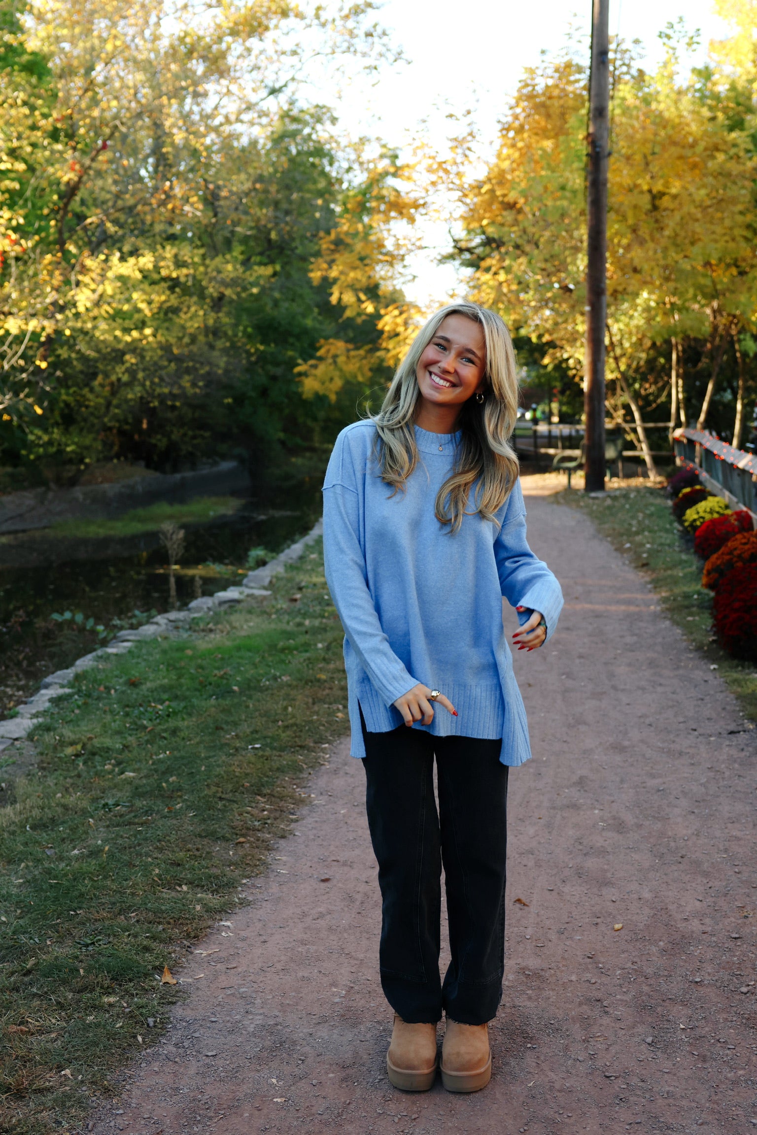 Phoebe Pullover Waterfall Heather