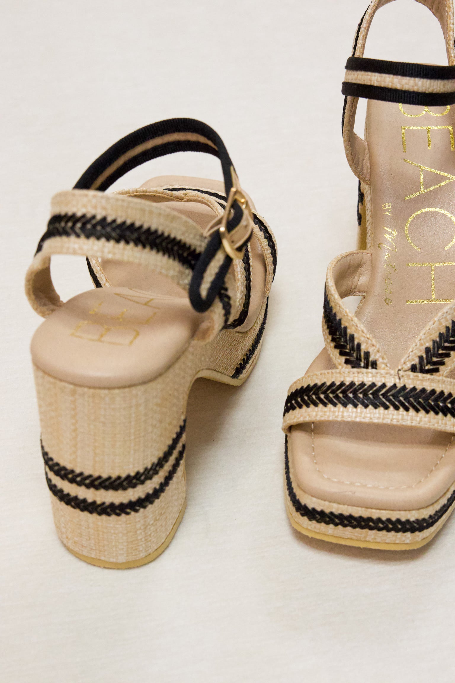 Adelaide Wedge Sandle Natural