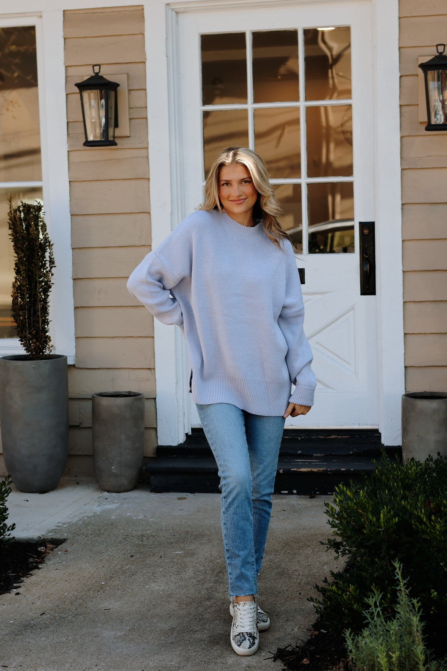 Can't Live Without Sweater Frosted Lilac