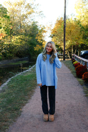 Phoebe Pullover Waterfall Heather