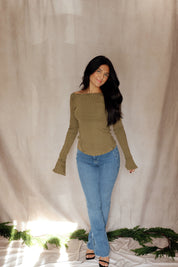 We The Free Soul Sister Layering Top Olive