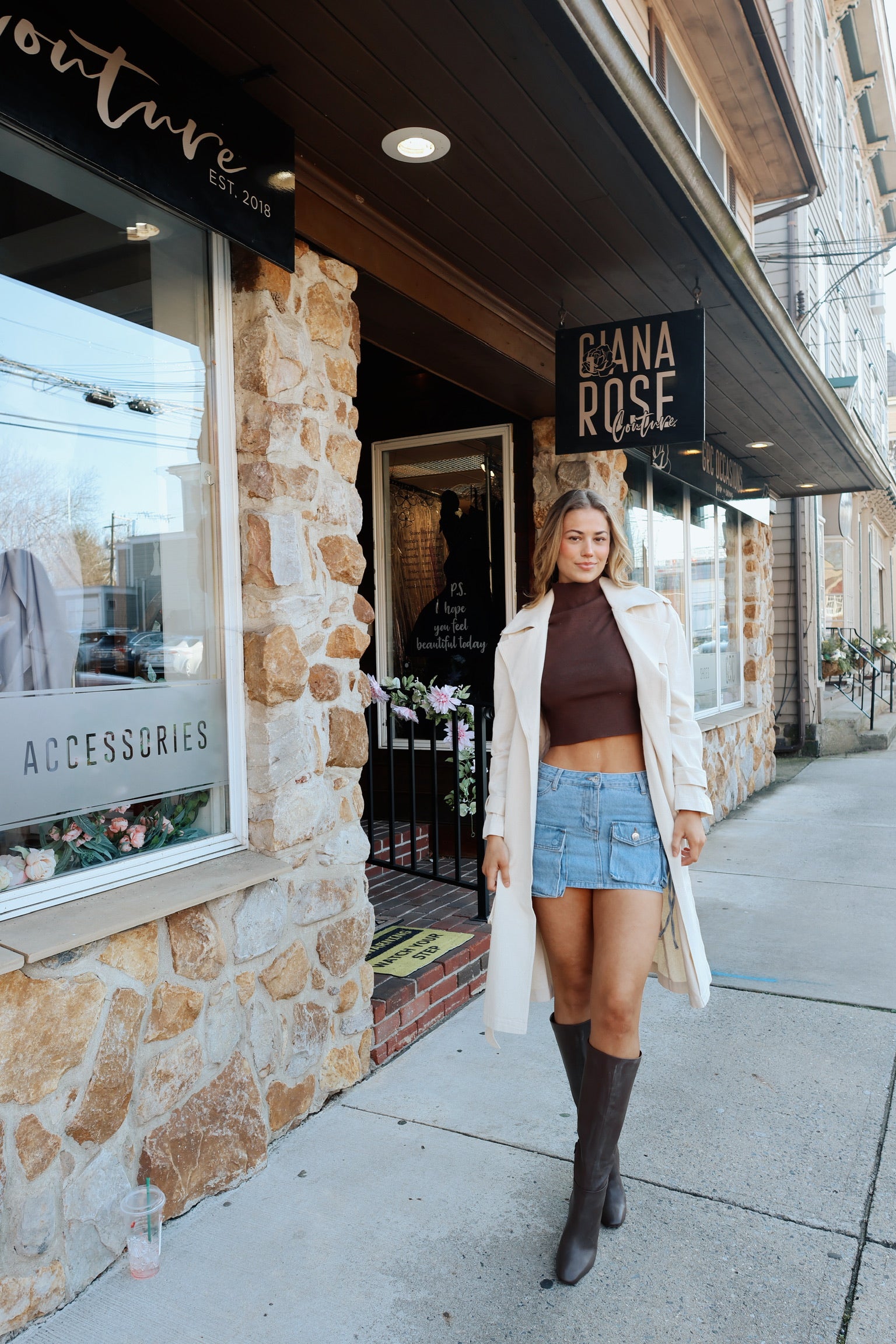 Sunday Trench Coat Steve Madden