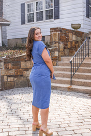Tori Midi Dress Chambray