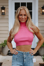 Tyra Turtleneck Sweater Pink
