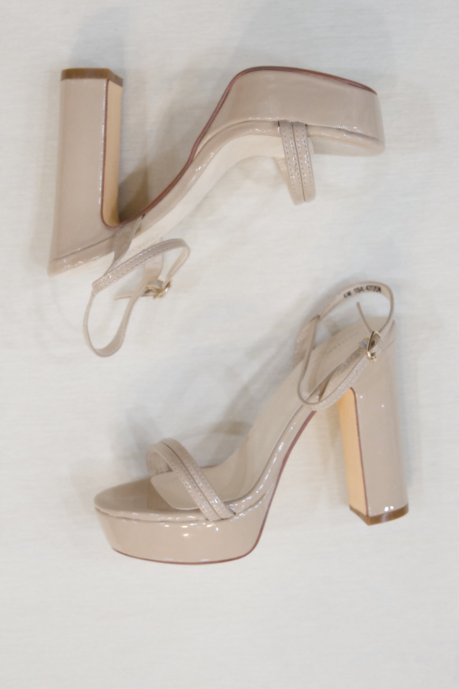 Natalia Nude Patent PU