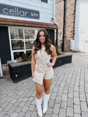 Paris Romper Khaki