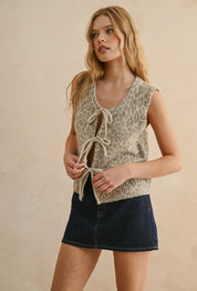 Lexi Leopard Vest