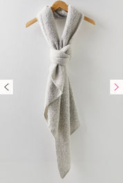 Rangeley Recycled Blend Scarf in Grey