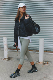In A Bubble Puffer Jacket Black