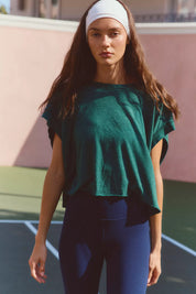 My Time Tee in Evergreen